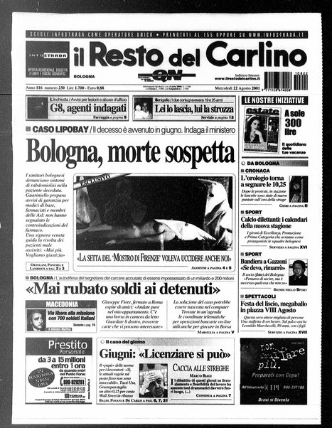 Il Resto del Carlino : giornale dell'Emilia